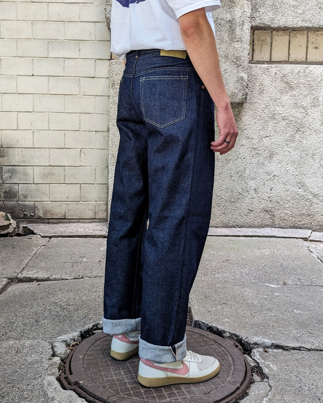 Orange Line Selvedge Denim 14oz