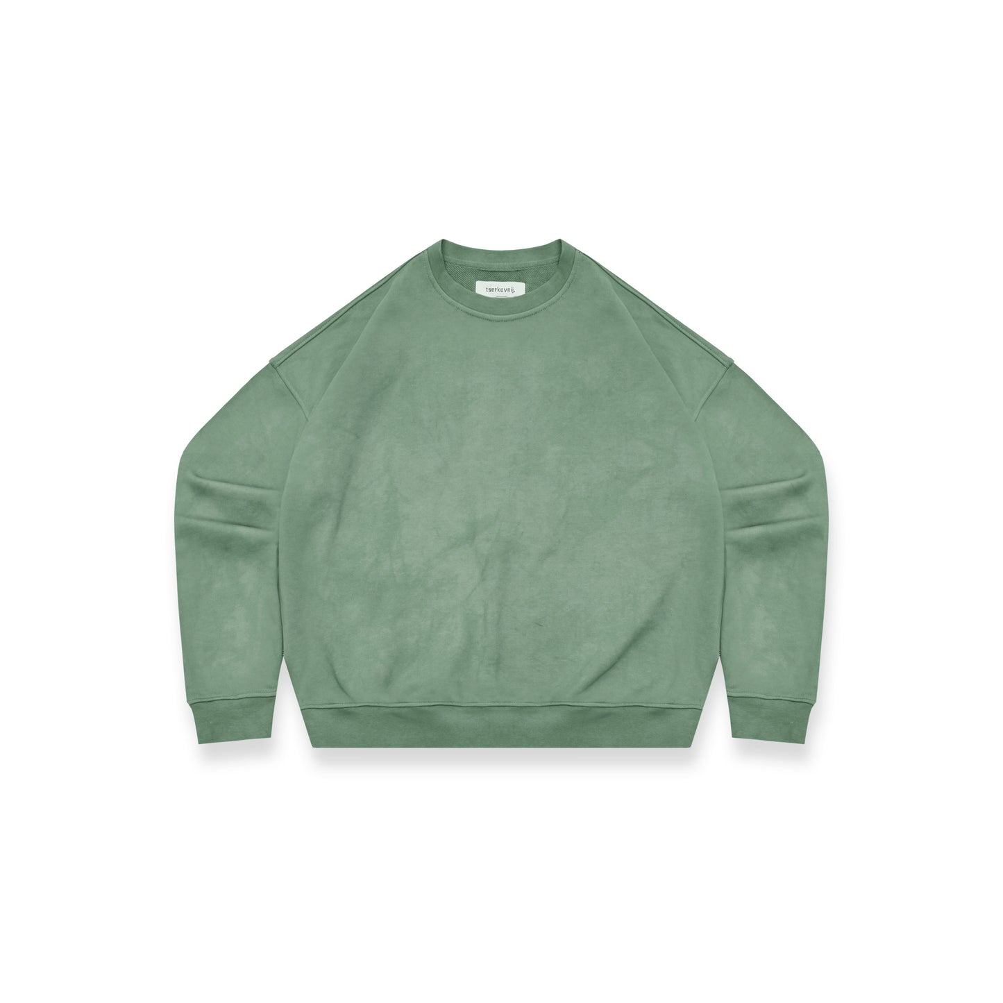 Sweatshirt Box Fit "Hand-Dyed Green"