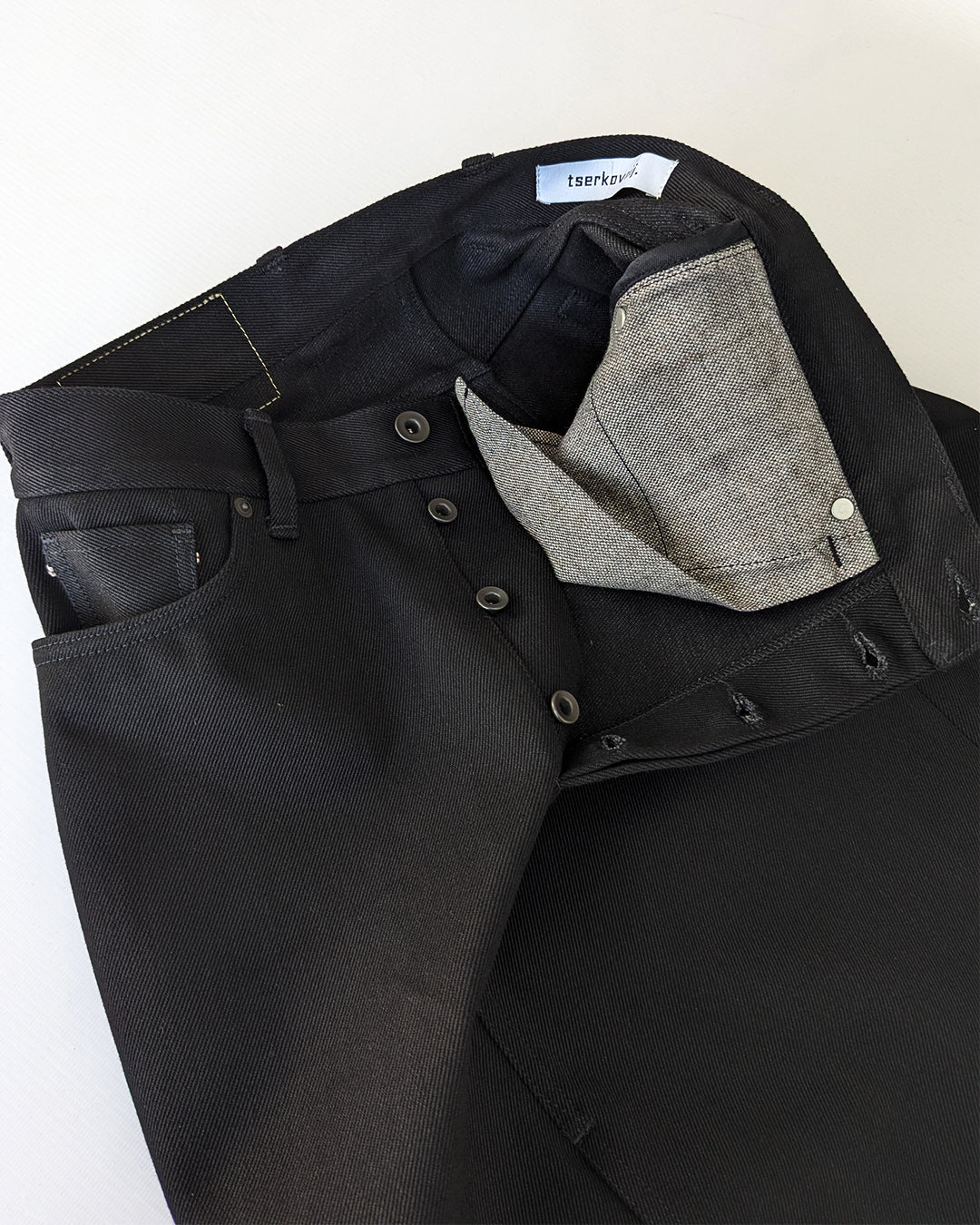 A-line Black Selvedge Skirt 18oz