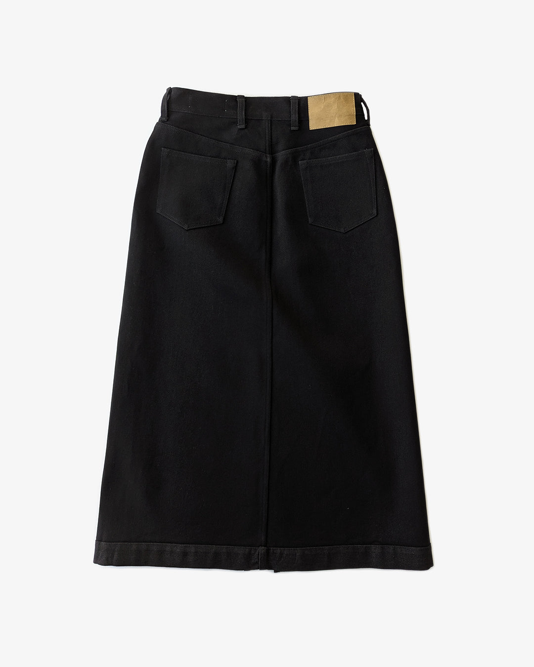 A-line Black Selvedge Skirt 18oz
