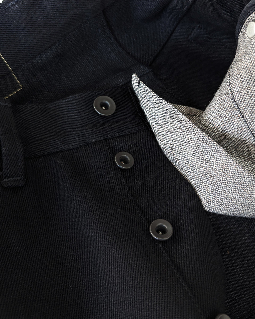 A-line Black Selvedge Skirt 18oz