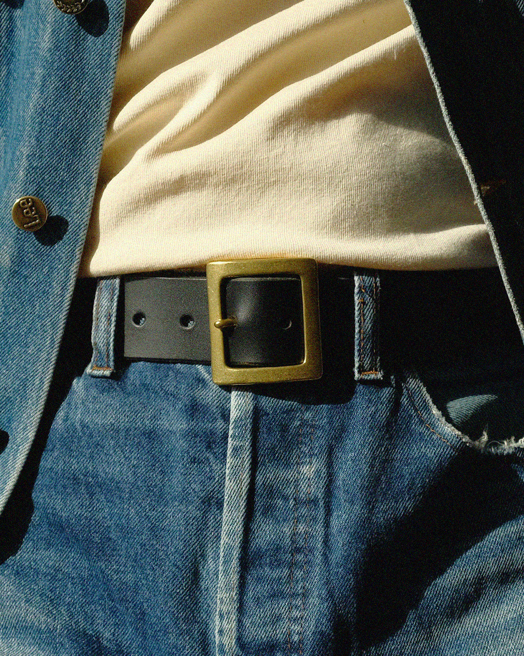 Classic Leather Black Belt