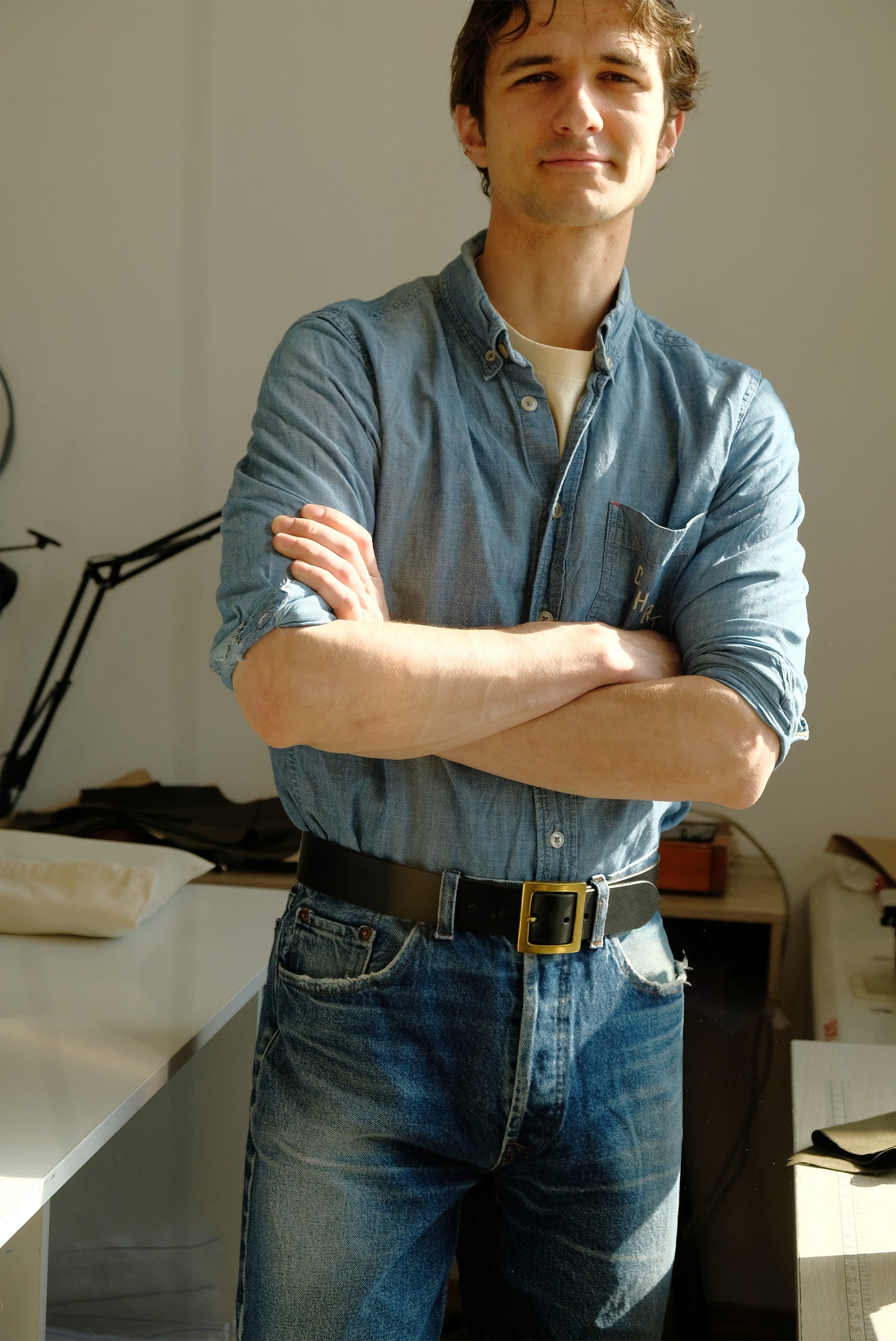 Classic Leather Black Belt